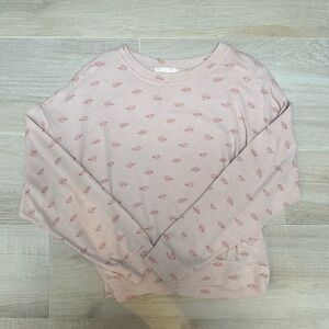 Z supply lips sweatshirt